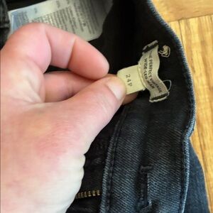 Madewell Black  Women's Petite 24 Perfect Vintage Wide Leg Jeans